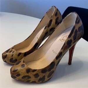 Christian Louboutin Leopard Print Heels